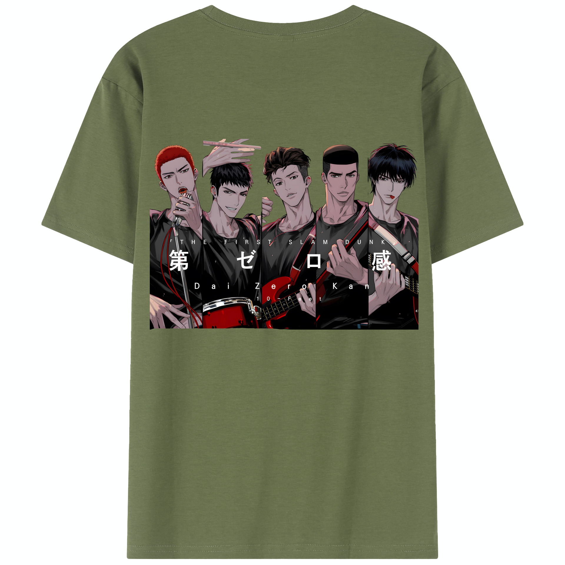 SLAM DUNK／スラムダンク 綿100％半袖Tシャツ（背面プリント）